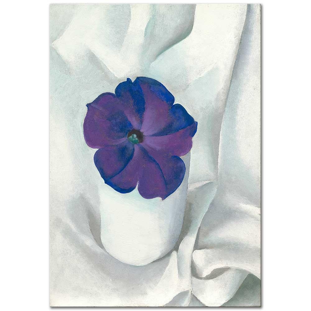 Georgia O'Keeffe Petunya Kanvas Tablo