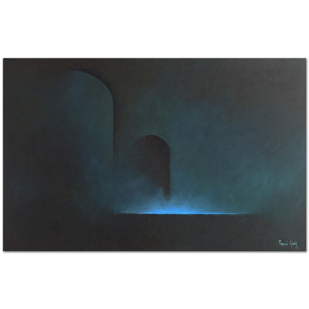 Peyami Gürel Soyut Kompozisyon 37 Yağlı Boya Tablo