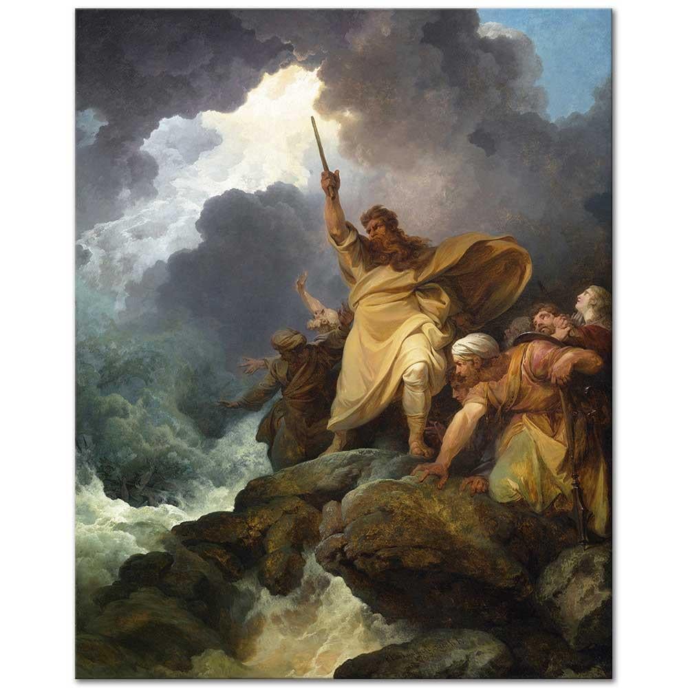 Philip James de Loutherbourg Firavun Ordusunun Boğuluşu Kanvas Tablo