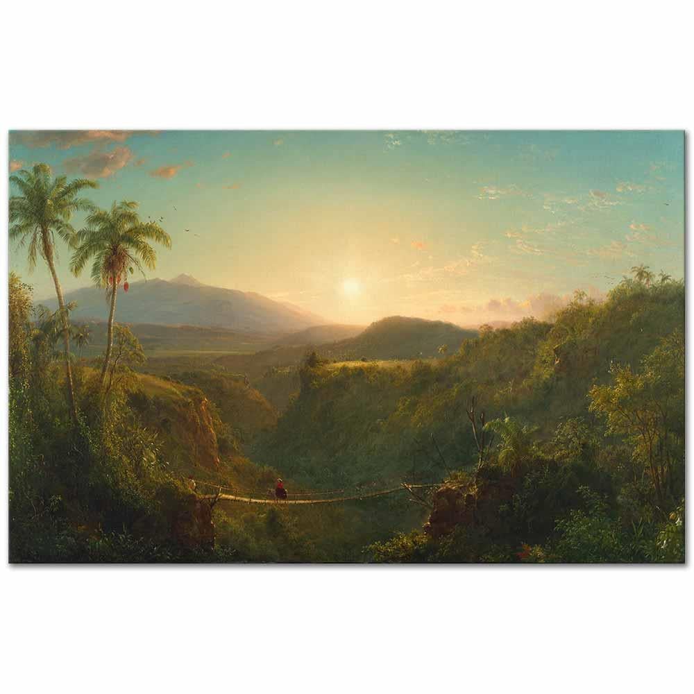 Frederic Edwin Church Pichincha Kanvas Tablo