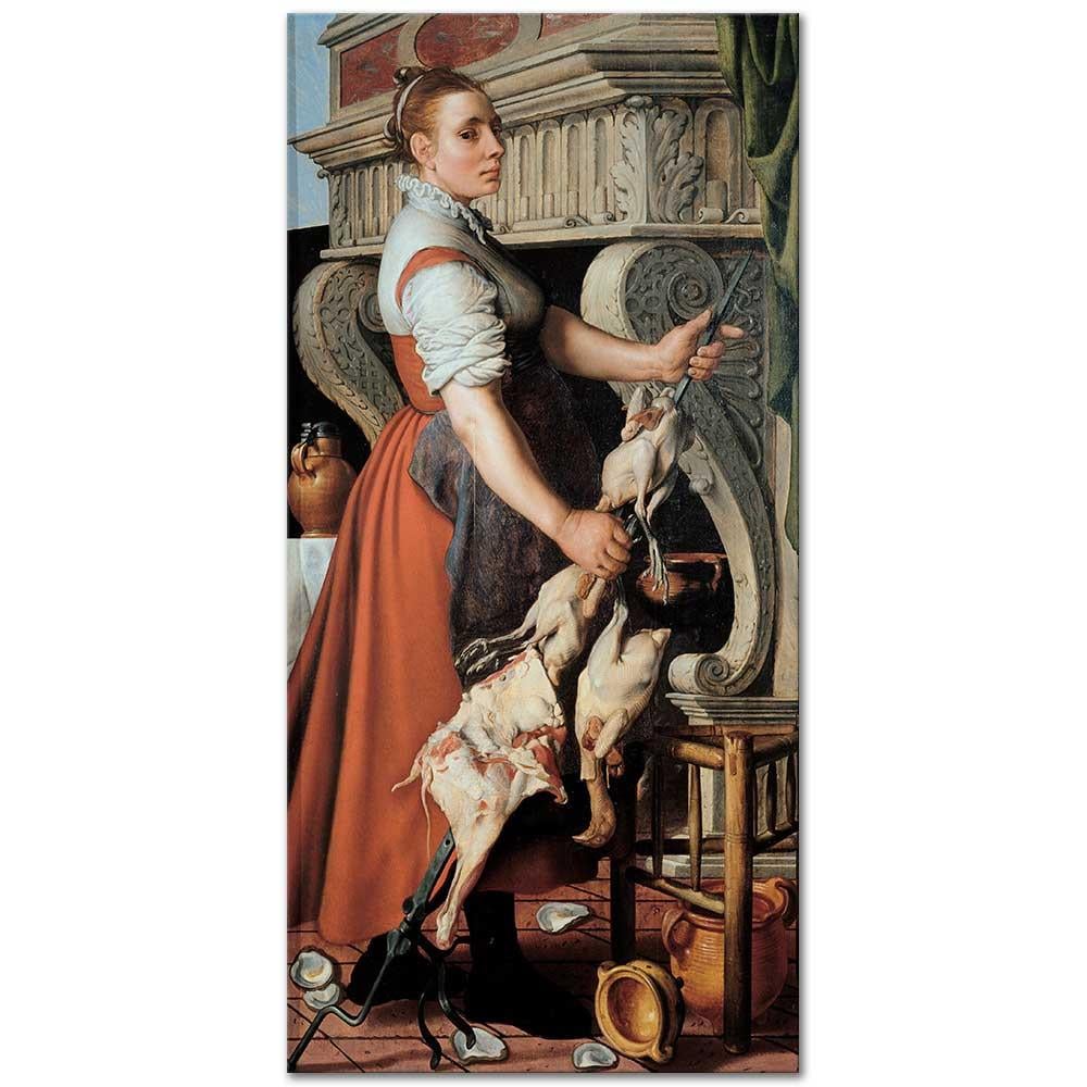 Pieter Aertsen Aşçı Kanvas Tablo