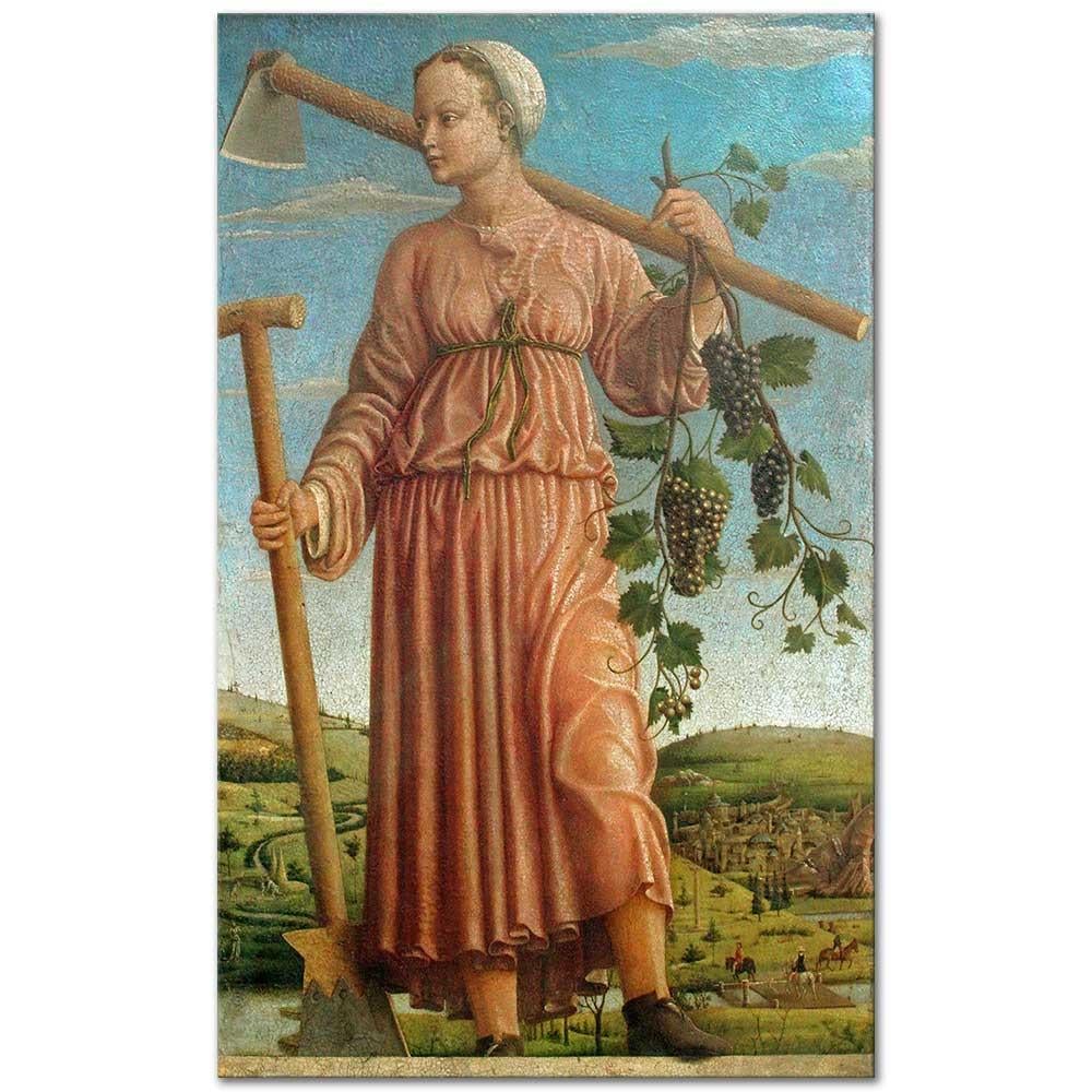 Francesco del Cossa Sonbahar Kanvas Tablo