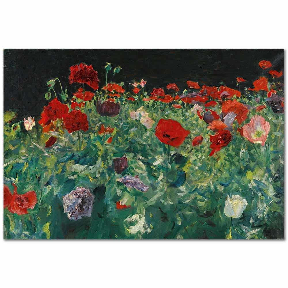 John Singer Sargent Gelincikler Kanvas Tablo