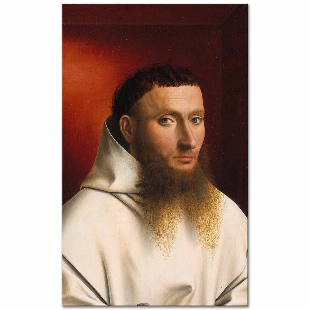 Portrait of a Carthusian by Petrus Christus as Fine Art Print