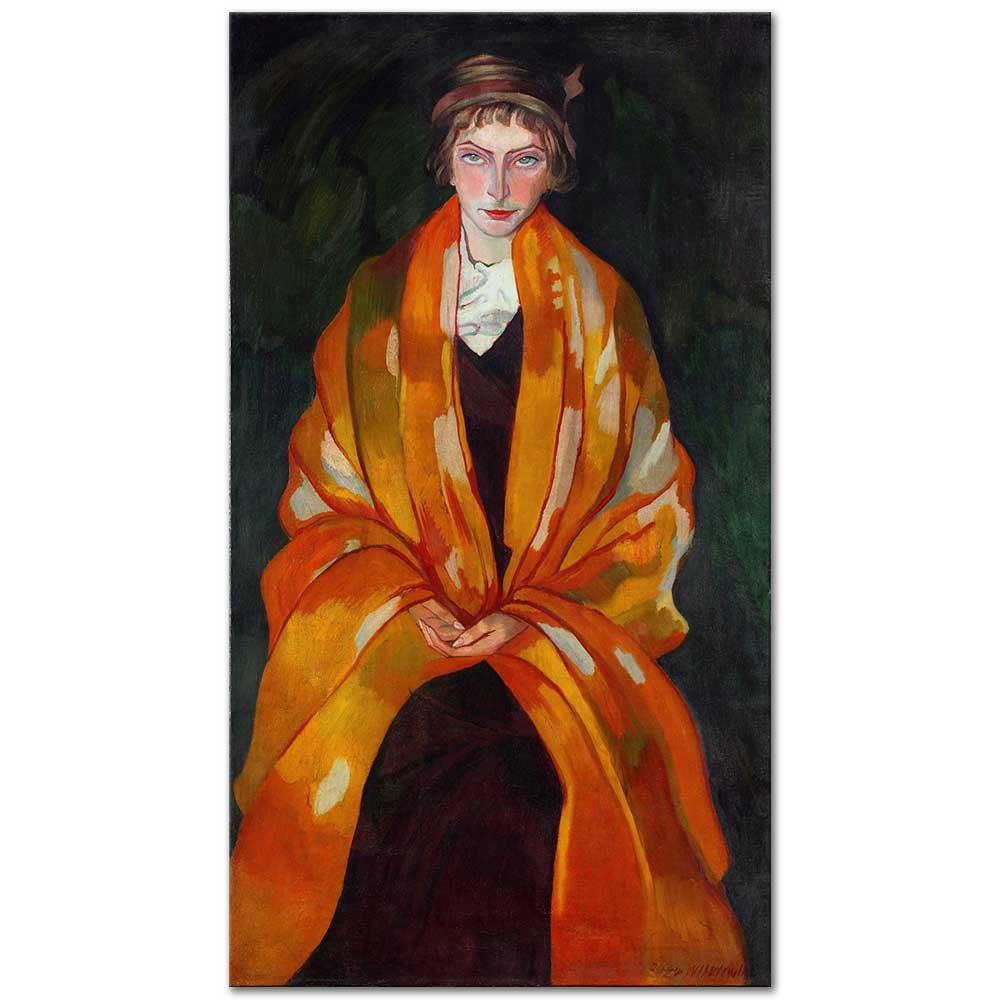 Stanislaw Ignacy Witkiewicz Eugenia Dunin-Borkowska'nın Portresi Kanvas Tablo