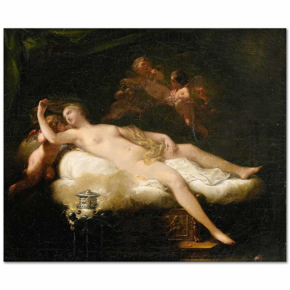 Jean-Baptiste Regnault Psyche Kanvas Tablo