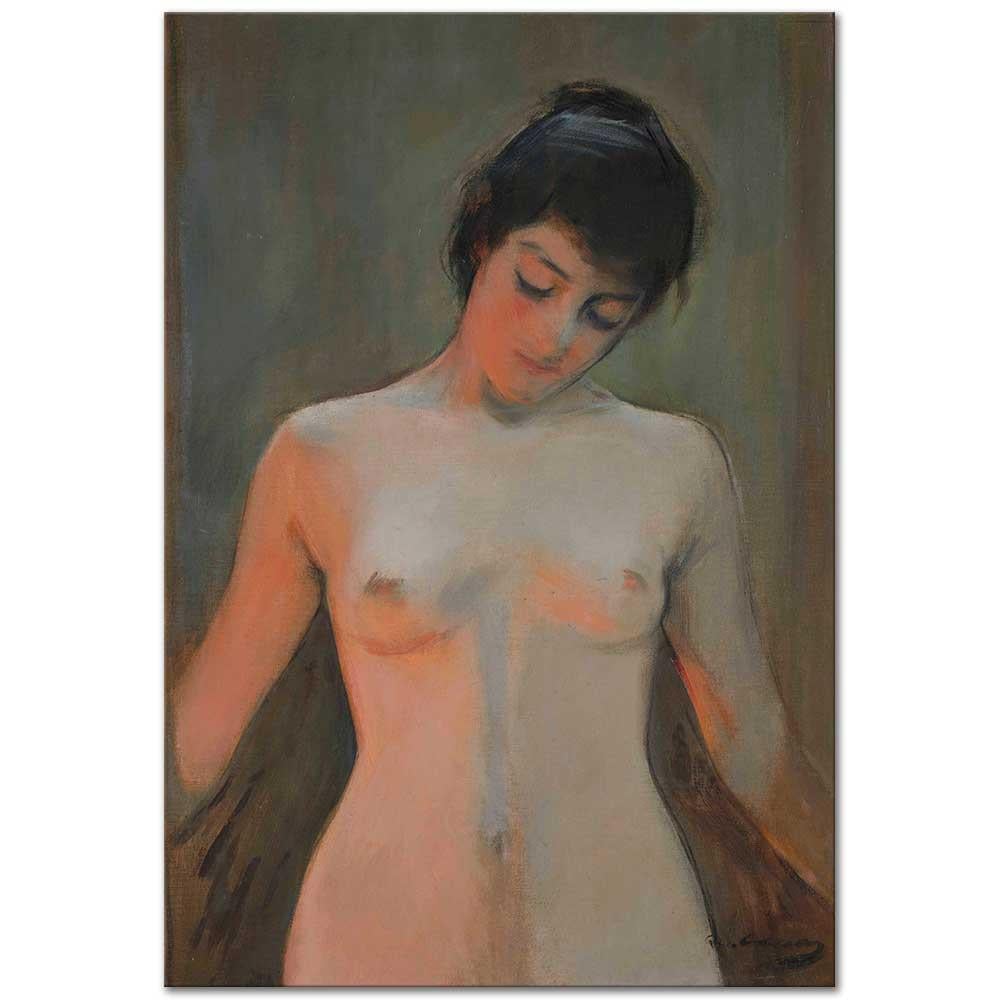 Ramon Casas Nü Kanvas Tablo