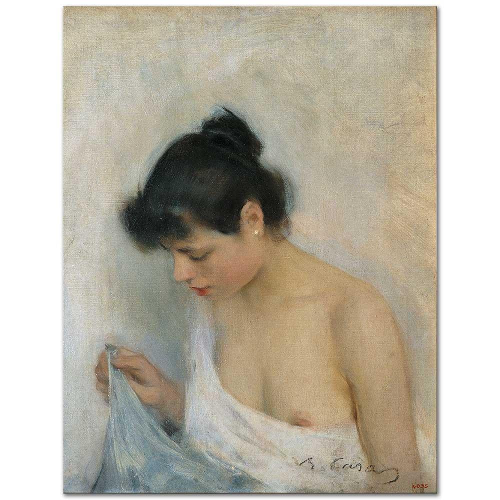Ramon Casas Etüd Kanvas Tablo
