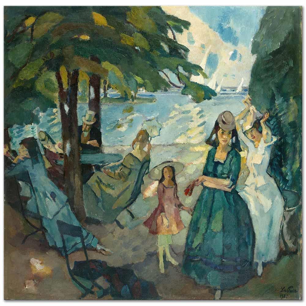 Leo Putz Tekne Yarışı Kanvas Tablo