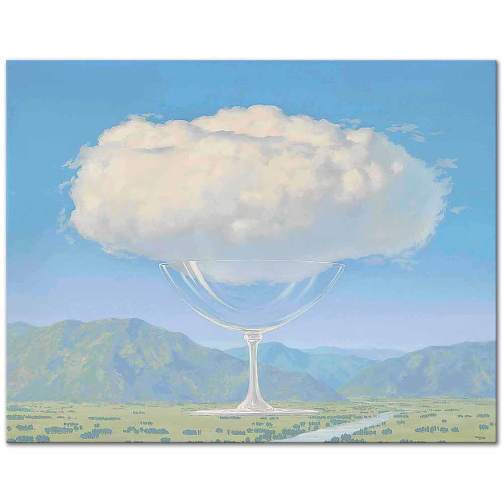 Rene Magritte Hassas Bağ Kanvas Tablo
