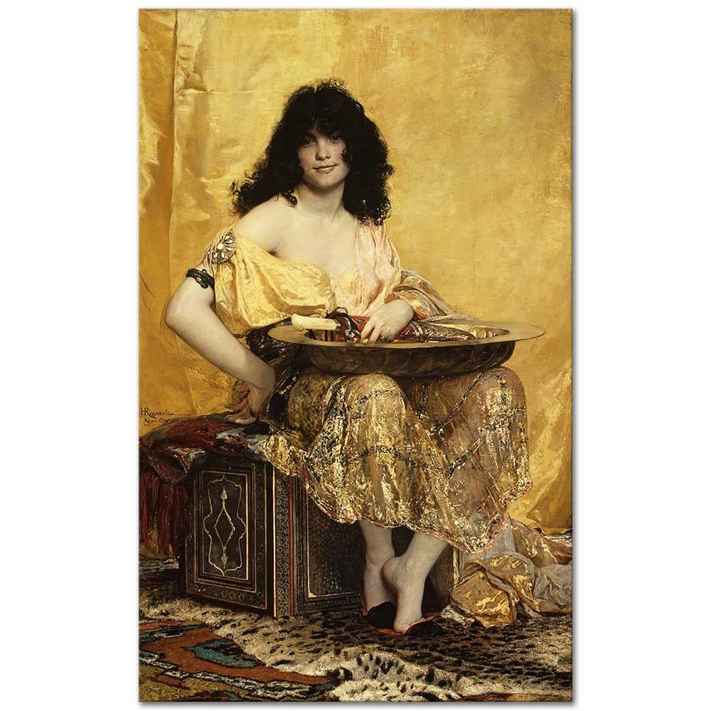 Henri Regnault Salome Kanvas Tablo