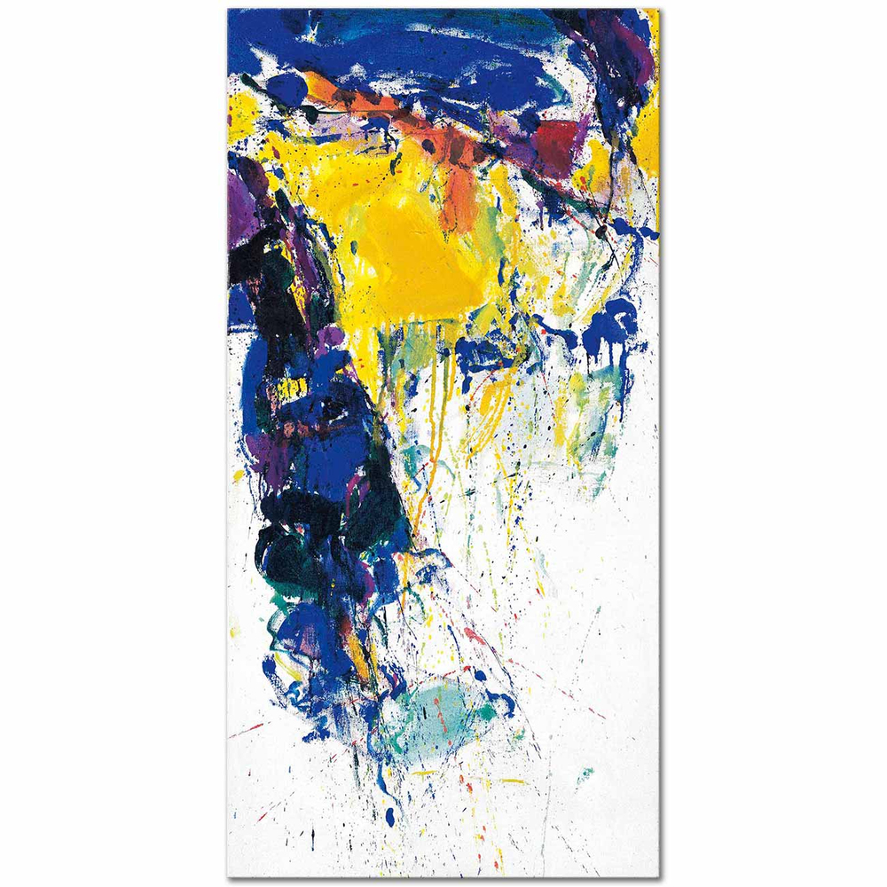 Sam Francis Blue Yellow and Green Art Print