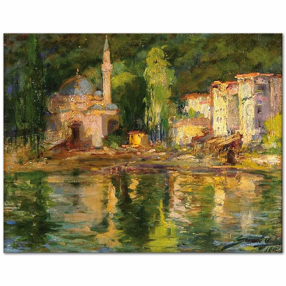 Sami Yetik Bebek Kıyısı Kanvas Tablo