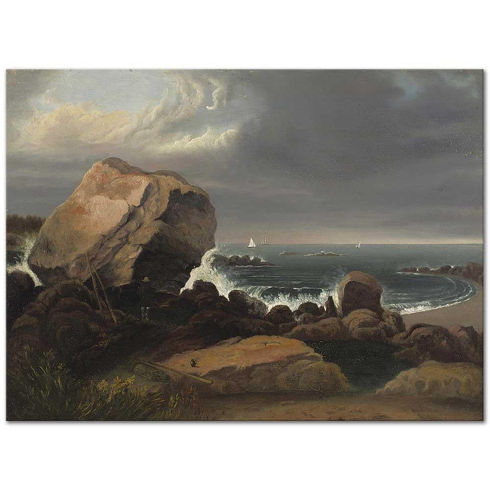 Thomas Doughty Scituate Sahili Massachusetts Kanvas Tablo