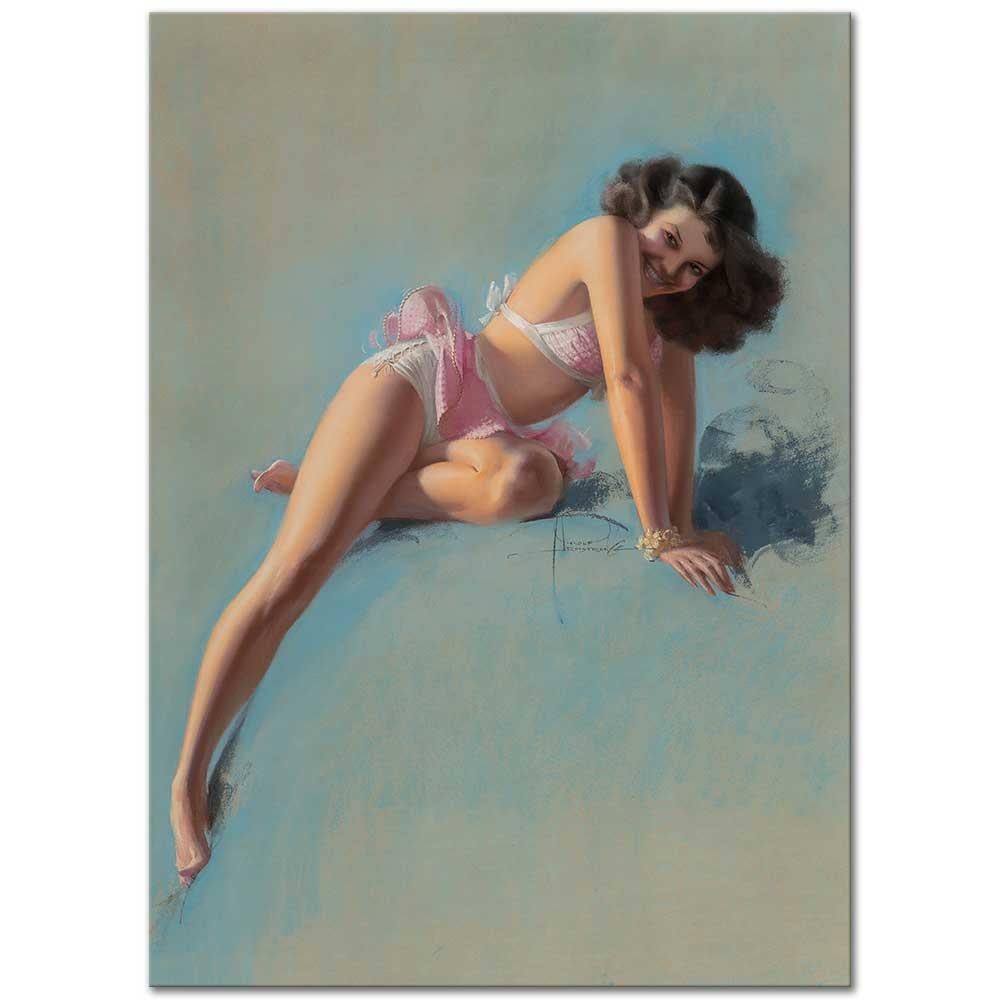 Rolf Armstrong Görüşmek Üzere Kanvas Tablo