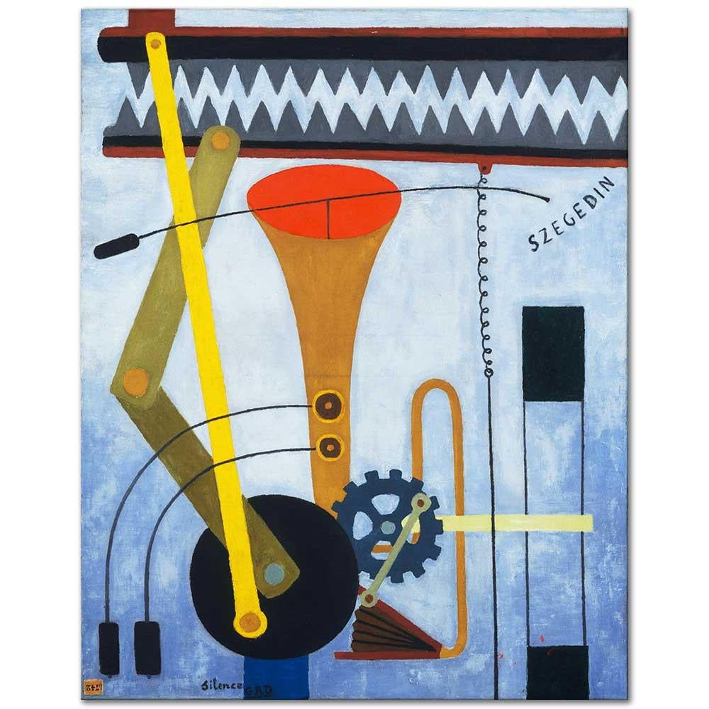 Georges Ribemont-Dessaignes Sessizlik Kanvas Tablo