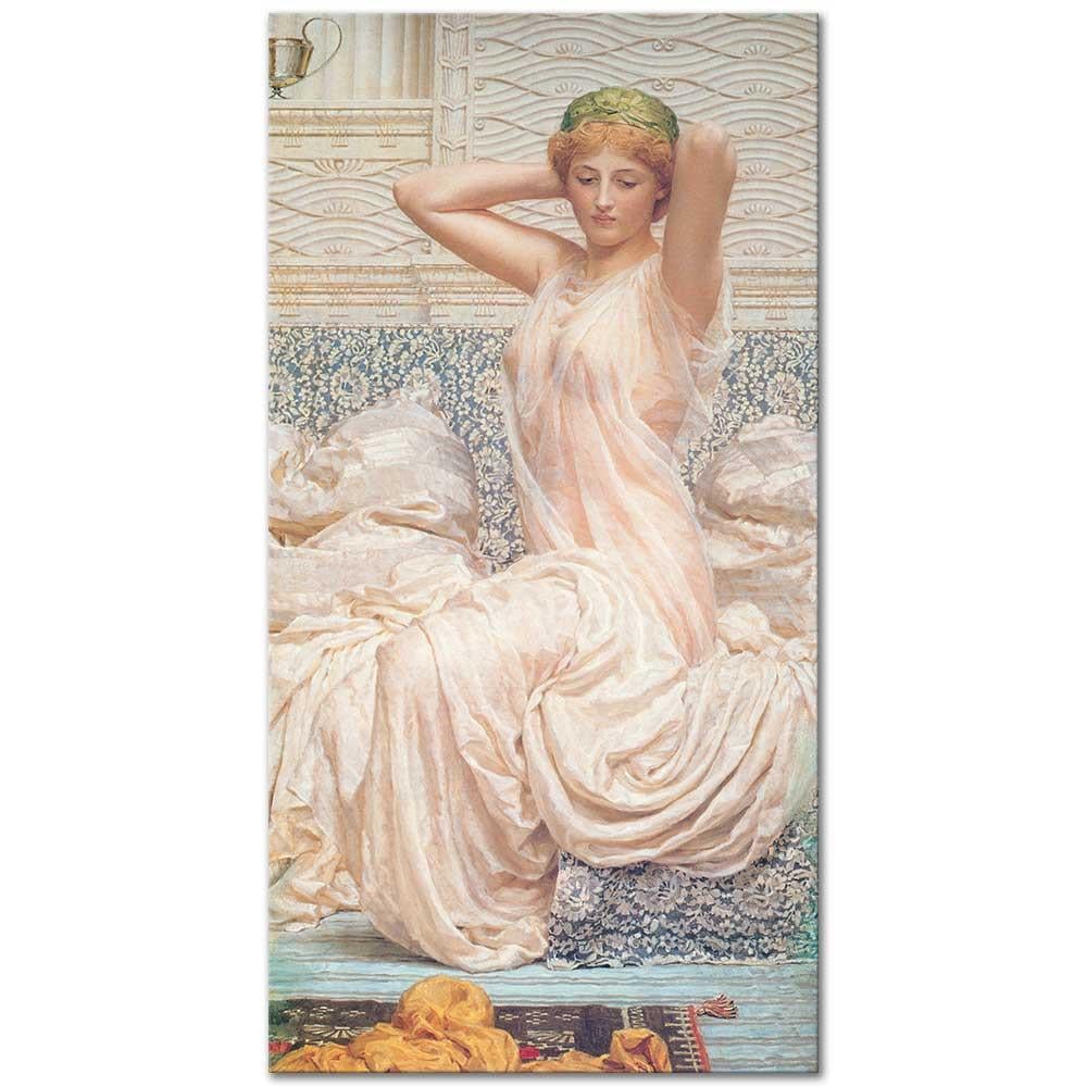 Albert Joseph Moore Gümüş Kanvas Tablo