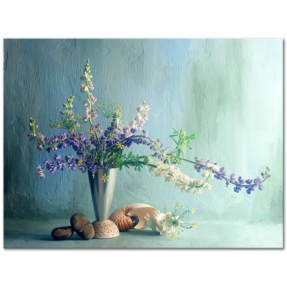 Spring Flowers in a Vase as Art Print
