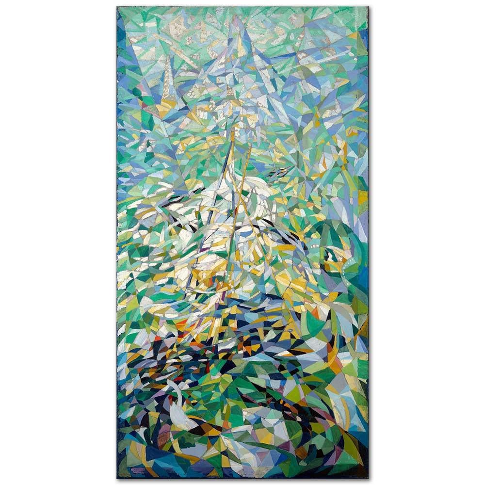 Joseph Stella İlkbahar Alayı Kanvas Tablo