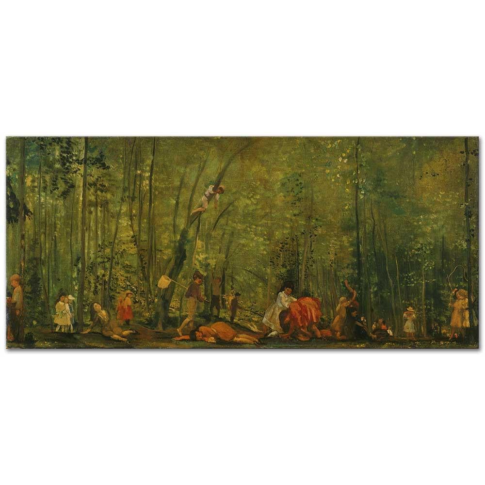 Arthur Bowen Davies İlkbahar Sevinci Kanvas Tablo