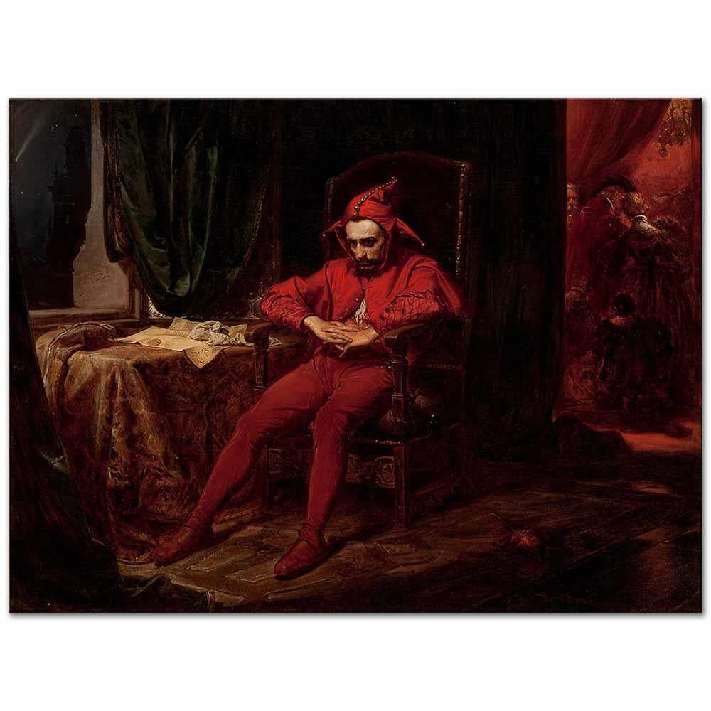 Jan Matejko Stańczyk Kanvas Tablo