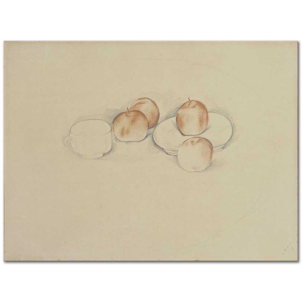 Andre Derain Elmalarla Natürmort Kanvas Tablo