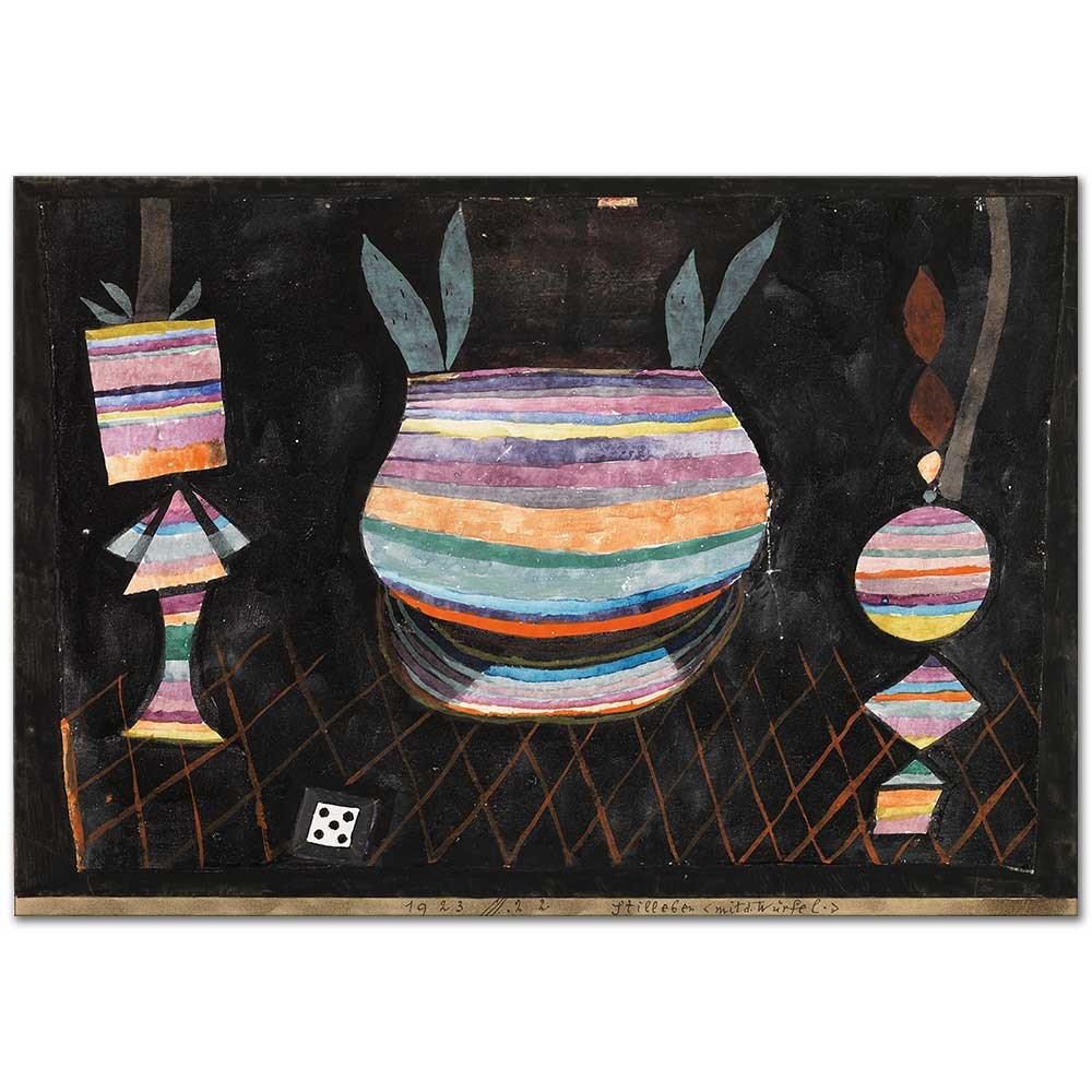 Still Life with Dices by Paul Klee as Fine Art Print