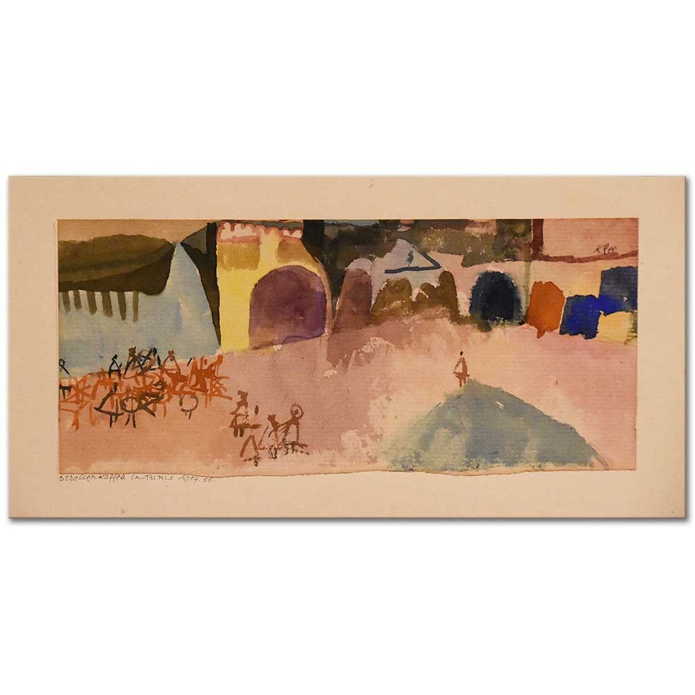 Street Cafe in Tunis by Paul Klee as Fine Art Print