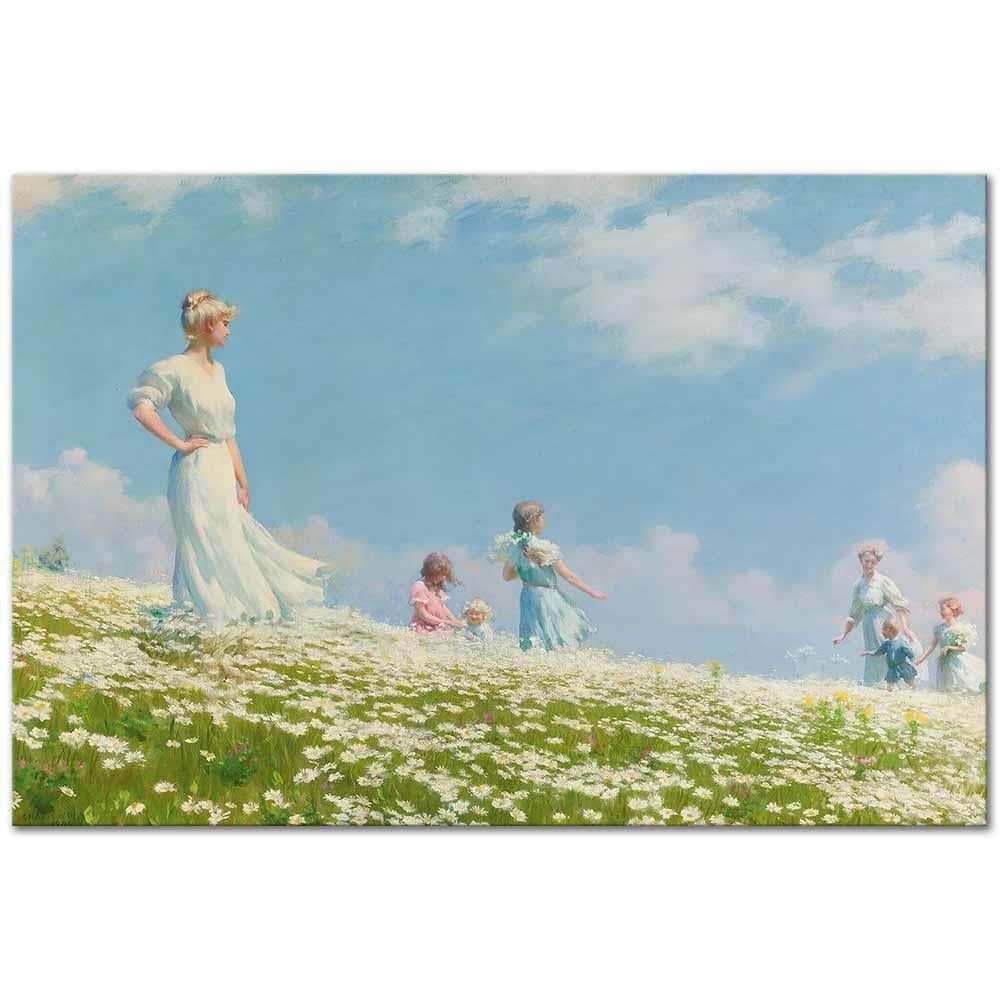 Charles Courtney Curran Yaz Kanvas Tablo