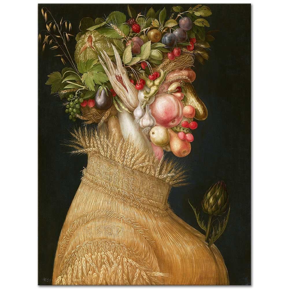 Giuseppe Arcimboldo Yaz Kanvas Tablo