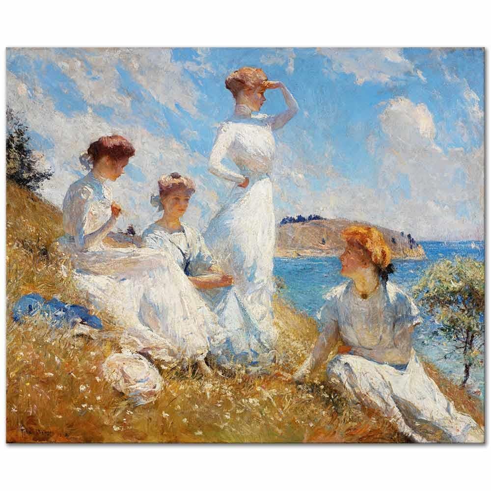 Frank Weston Benson Yaz Günü Kanvas Tablo