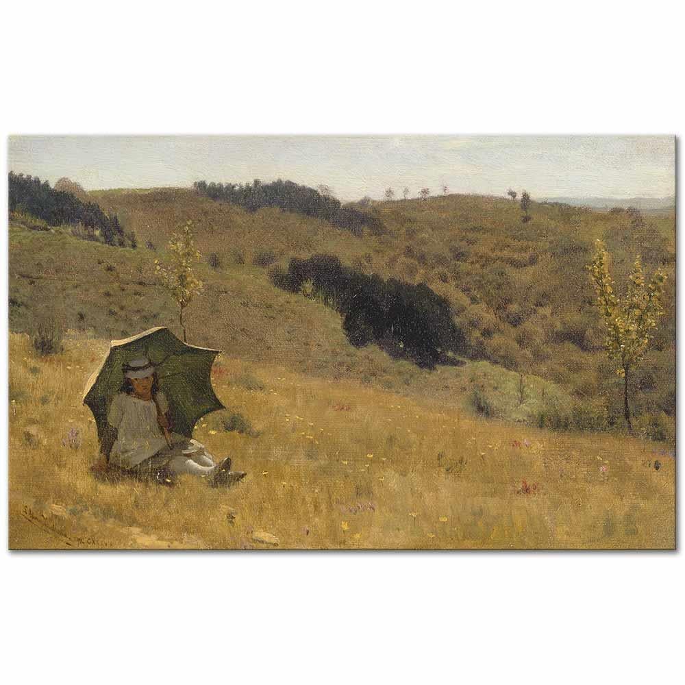 Sir Lawrence Alma-Tadema Güneşli Günler Kanvas Tablo