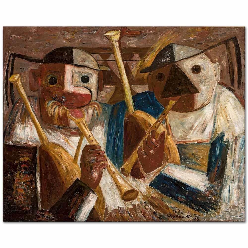 Tadeusz Makowski Gaydacılar Kanvas Tablo