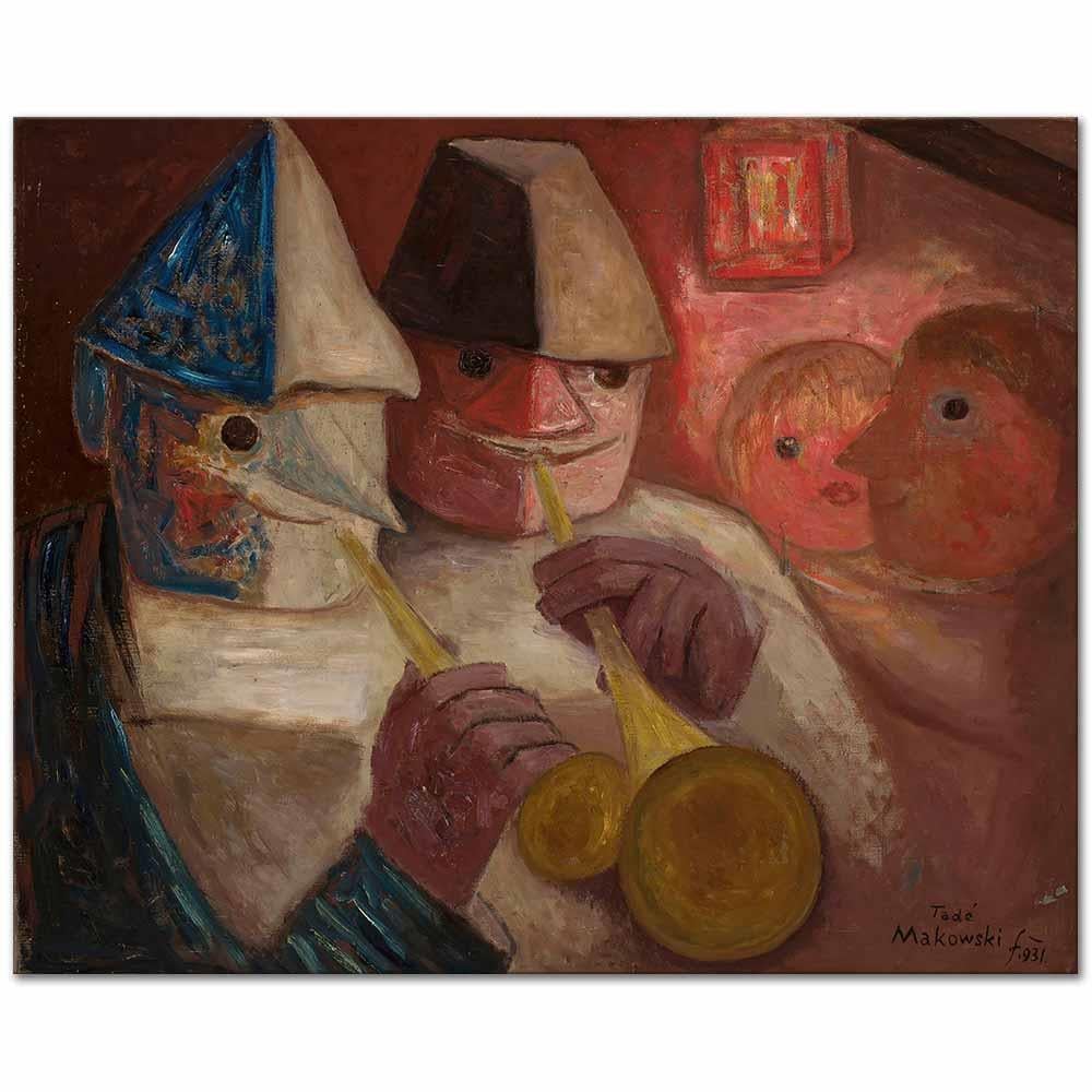 Tadeusz Makowski Balo Kanvas Tablo