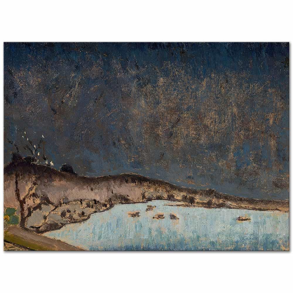 Tadeusz Makowski Bulutlu Manzara Kanvas Tablo