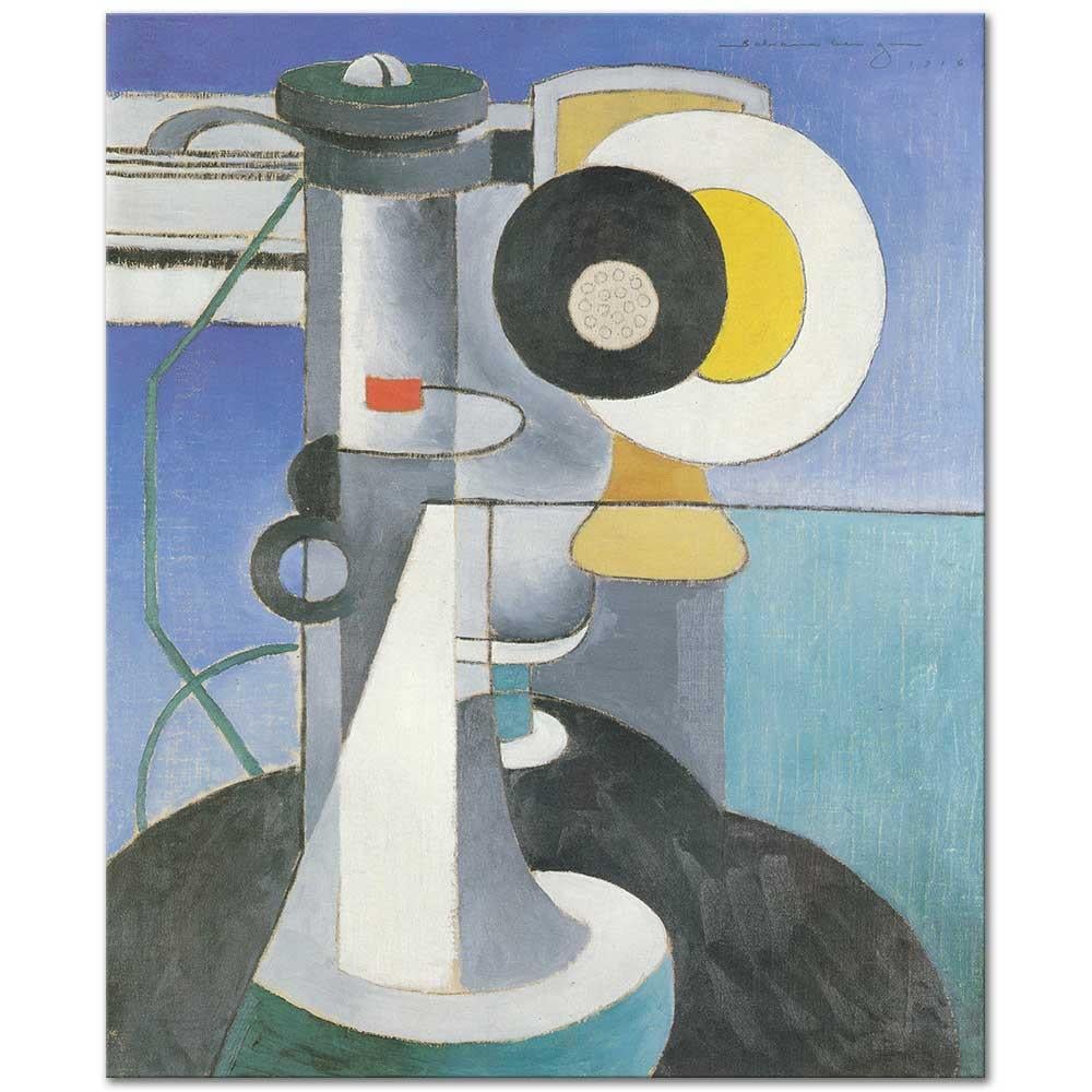 Morton Livingston Schamberg Telefon Kanvas Tablo