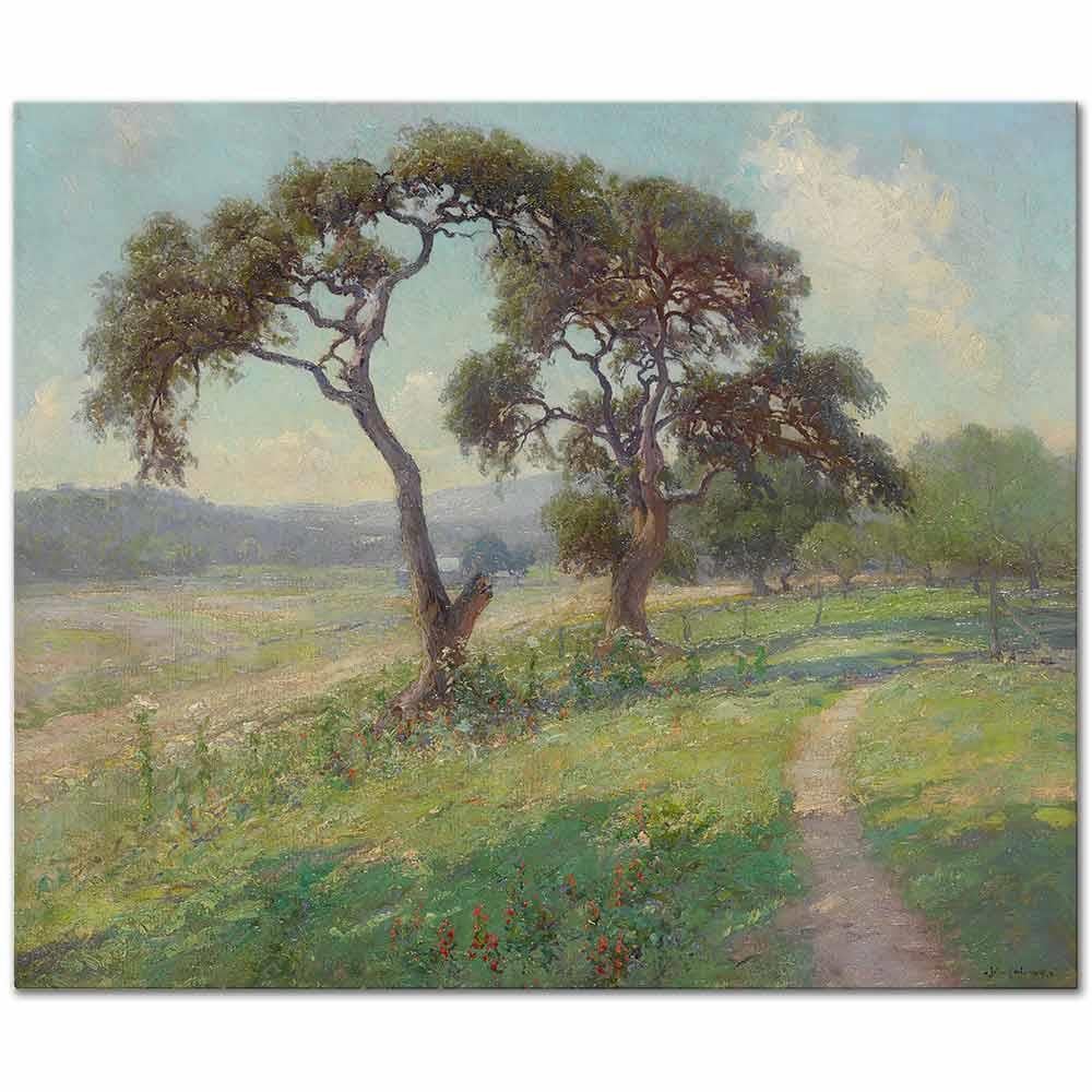 Julian Onderdonk Texas Çayırları Kanvas Tablo