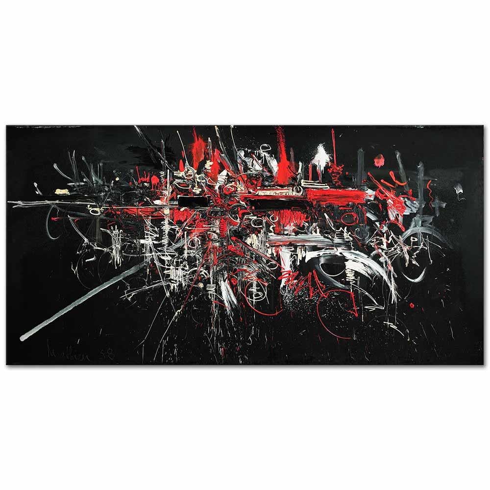 Georges Mathieu Henry IV'ün Kaçırılışı Kanvas Tablo