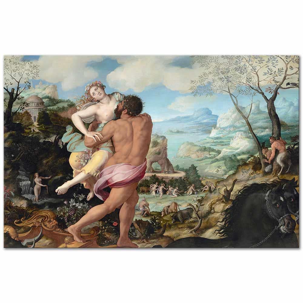 Alessandro Allori Proserpine'nin Kaçırılması Kanvas Tablo