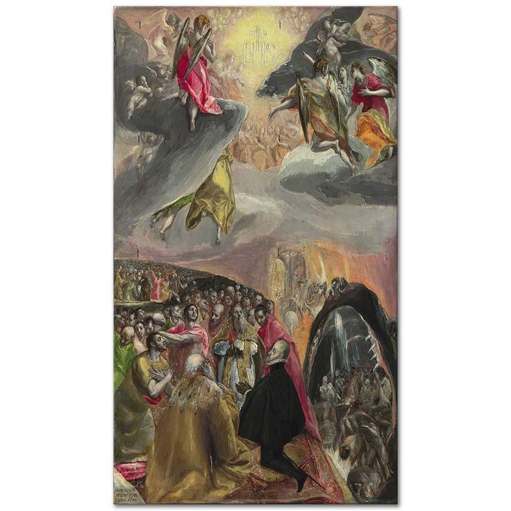 The Adoration of the Name of Jesus by El Greco as Fine Art Print