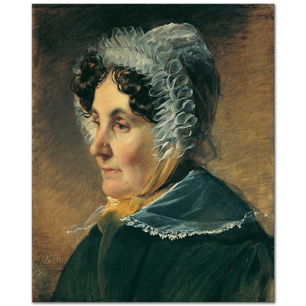 Friedrich von Amerling Ressamın Annesi Kanvas Tablo