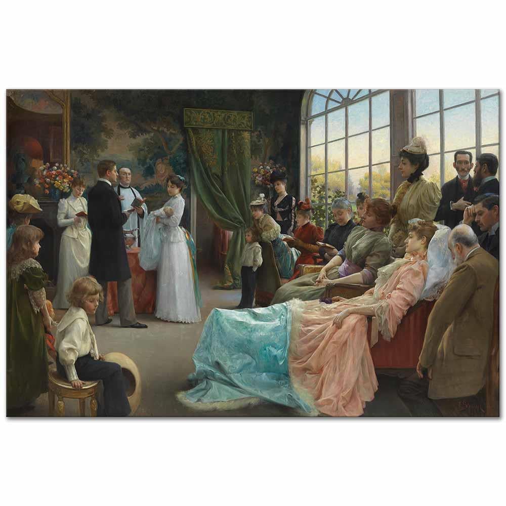 Julius LeBlanc Stewart Vaftiz Töreni Kanvas Tablo