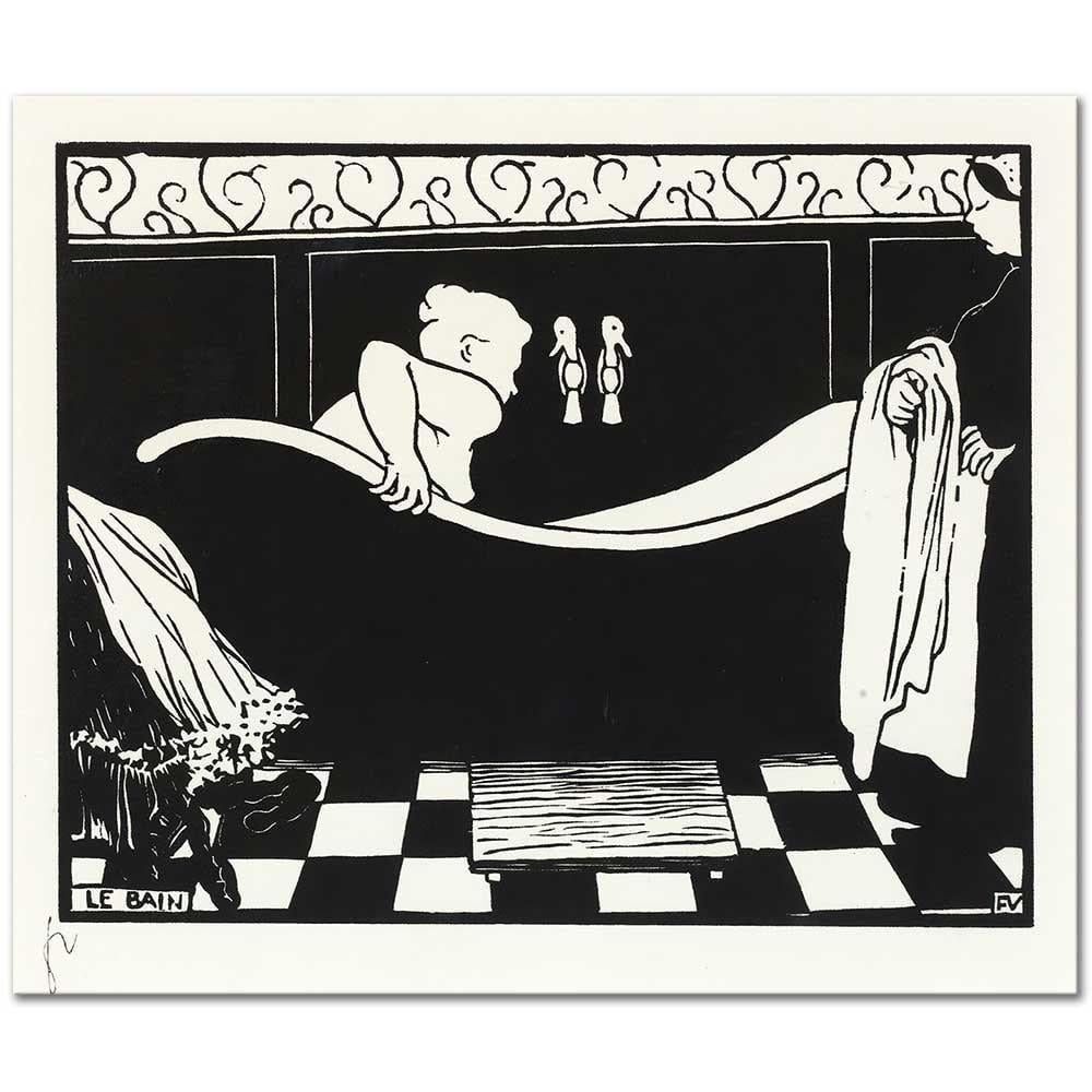 Felix Vallotton Banyo Kanvas Tablo