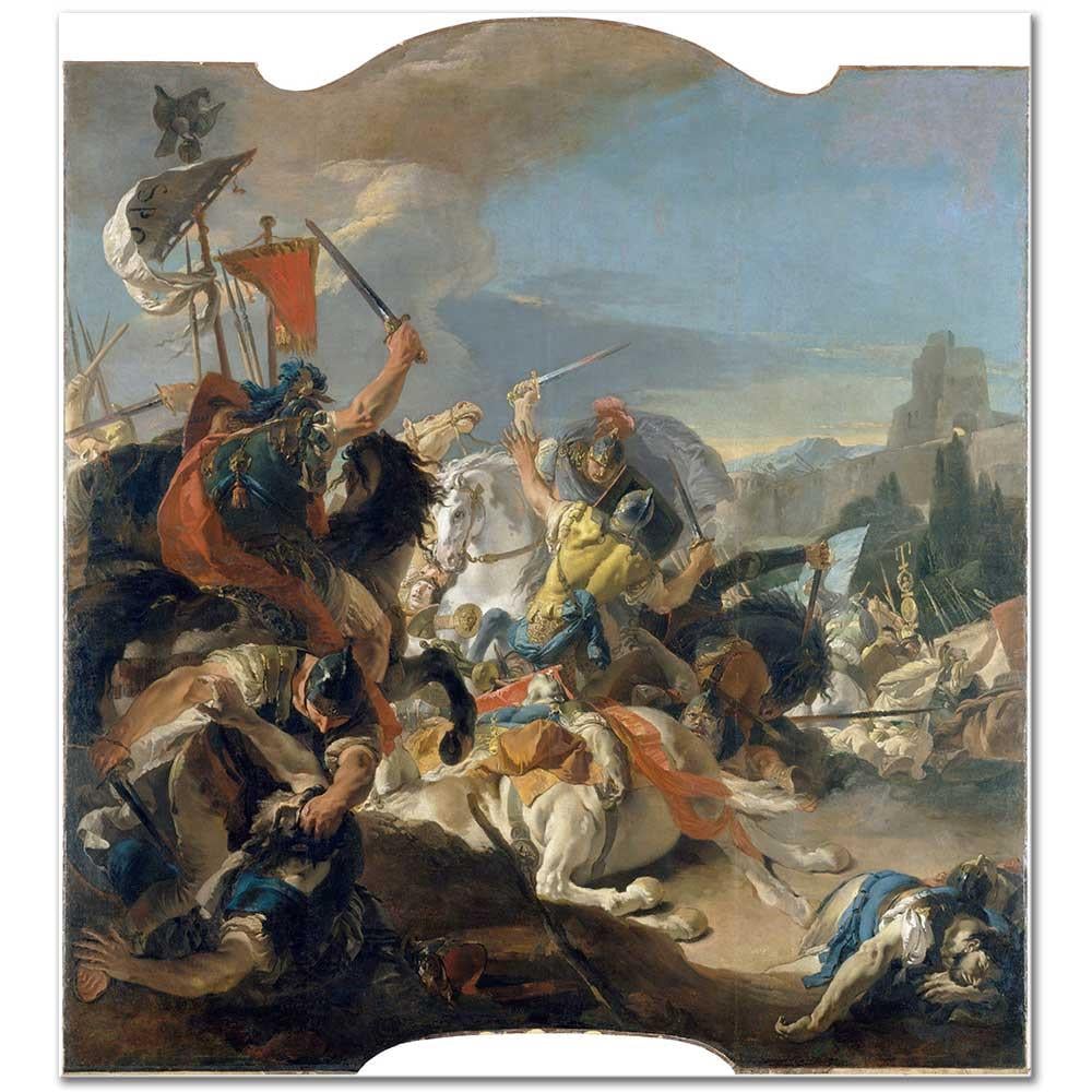 Giovanni Battista Tiepolo Vercellae Savaşı Kanvas Tablo