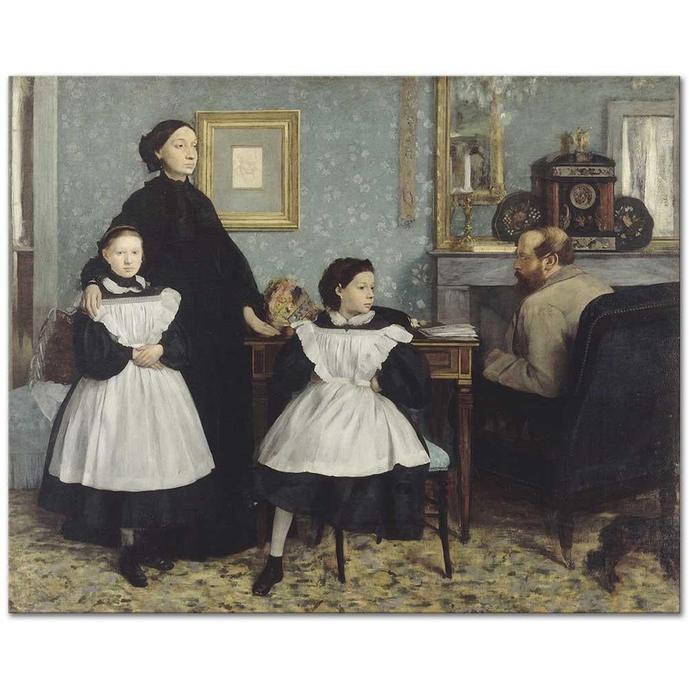 Edgar Degas Bellelli Ailesi Kanvas Tablo