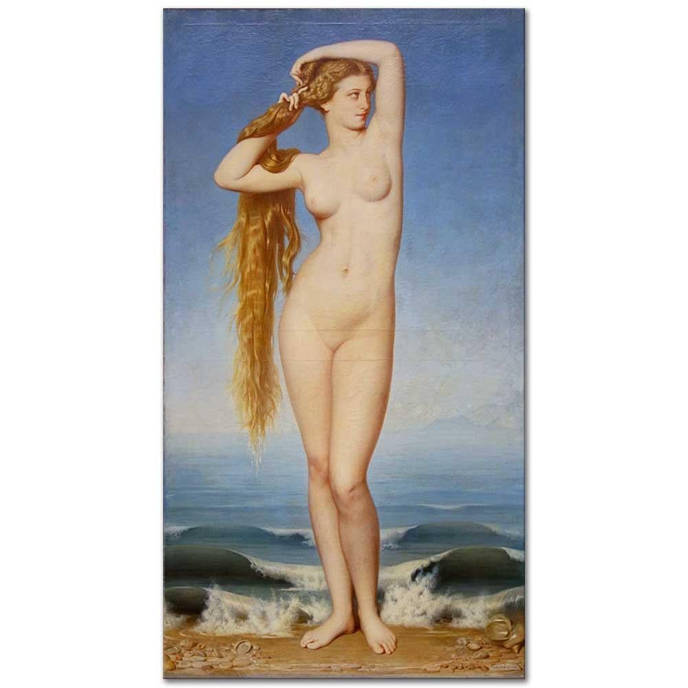 Eugene Emmanuel Amaury Duval Venüs'ün Doğuşu Kanvas Tablo