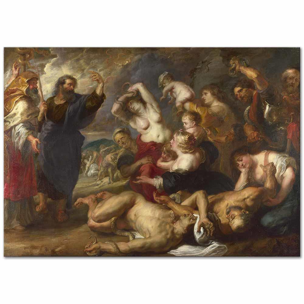 Peter Paul Rubens Yılan Yağmuru Kanvas Tablo