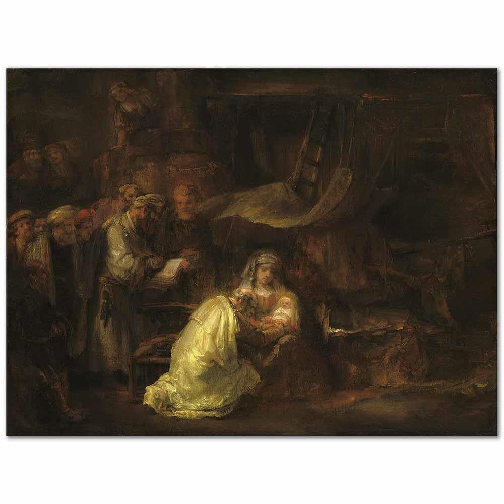 Rembrandt van Rijn Sünnet Kanvas Tablo