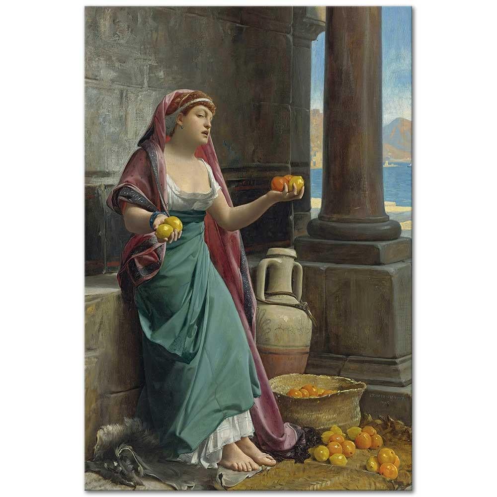 Jean Jules Antoine Lecomte du Nouÿ Limon Satıcısı Kanvas Tablo