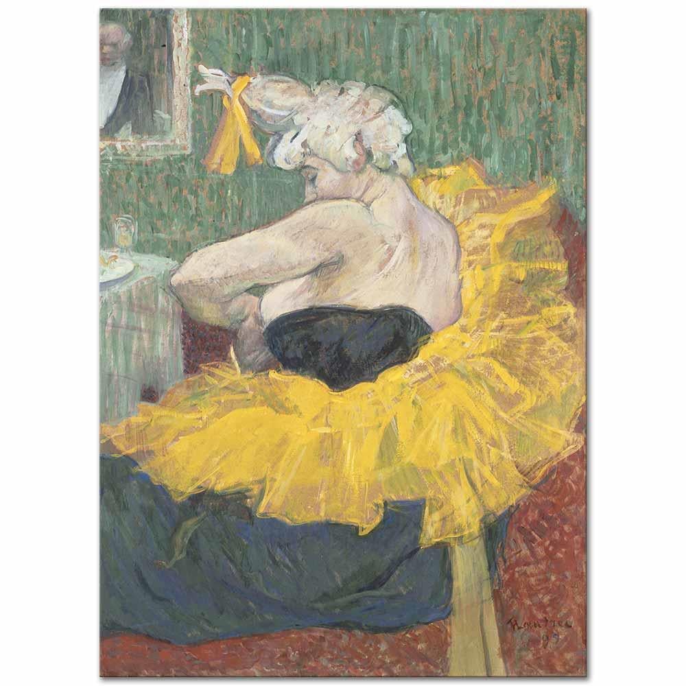 Henri de Toulouse-Lautrec Palyaço Cha-U-Ka Kanvas Tablo